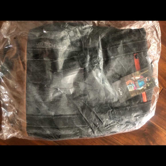 MoonRide reflective LED backpack, gray - Picture 2 of 4